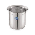 JVL Classicware Stainless Steel Gunj Multi-Purpose Storage & Serving Container with Spill-Free Pouring Mirror Finish Ideal for Milk, Rasam, Juices, Snacks & Cooked Food (3.1 Liters)